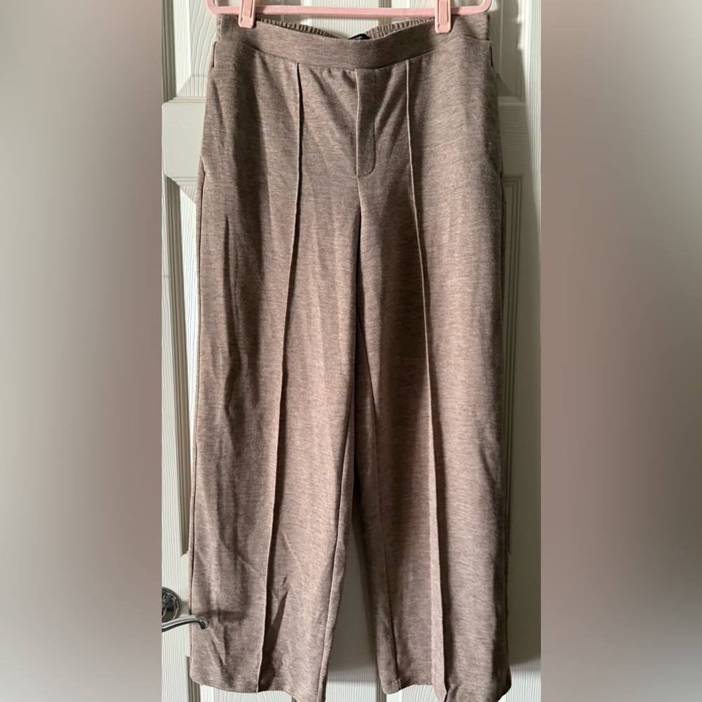 Simply Vera Vera Wang Taupe Wide Leg Pants